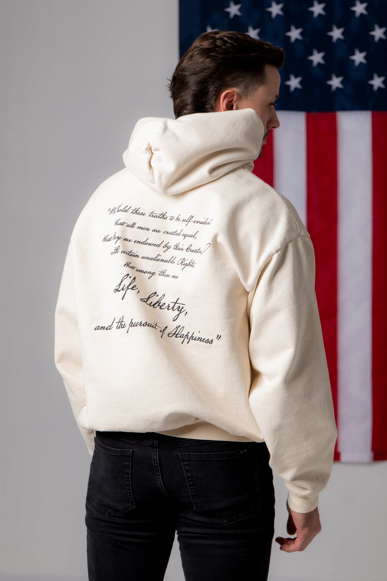 'Established 1776' Hoodie - Parchment