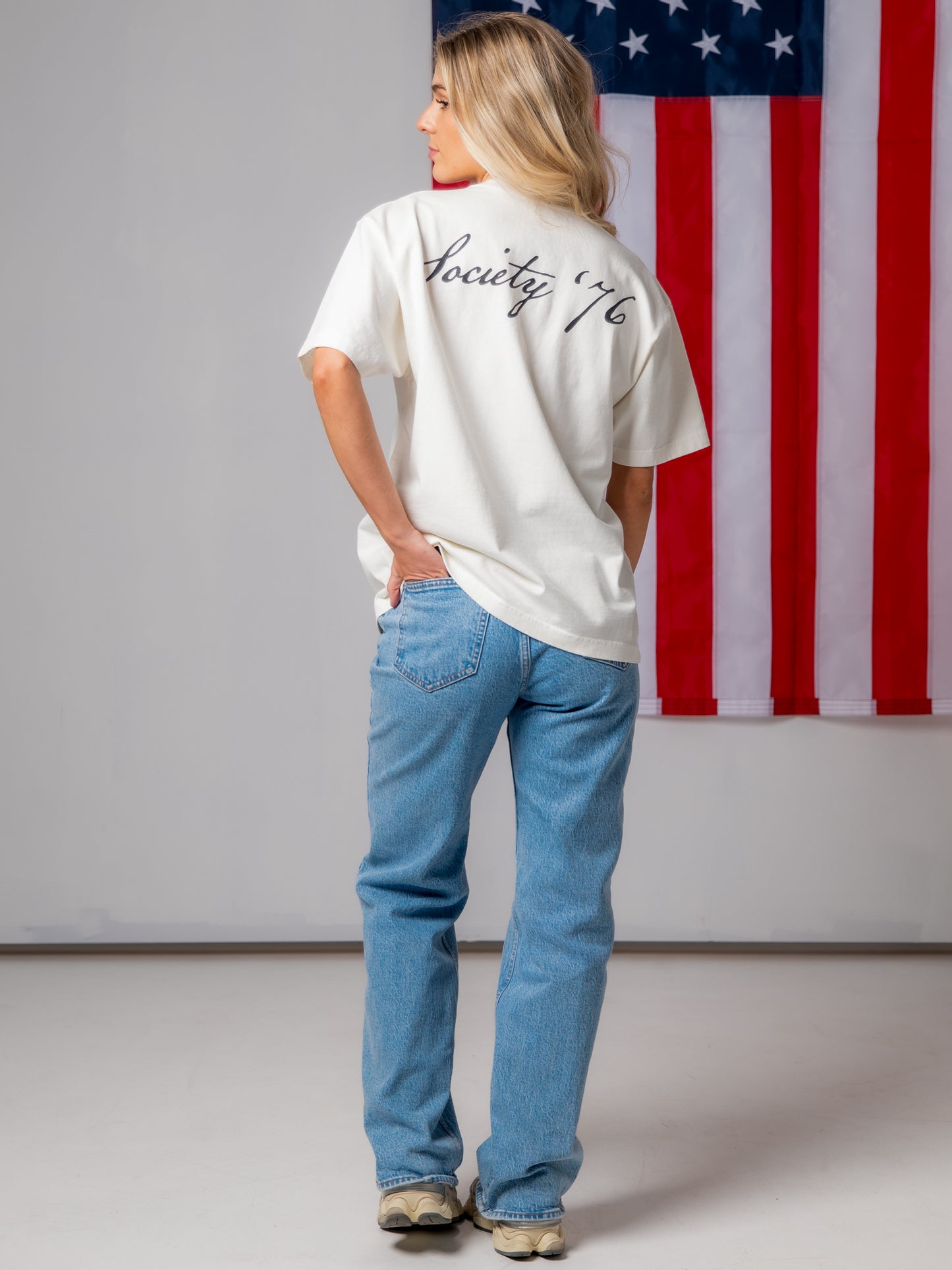 Society '76 T-Shirt - Off-White