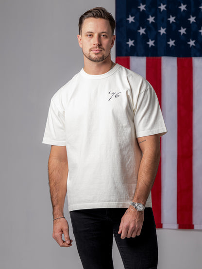 Society '76 T-Shirt - Off-White