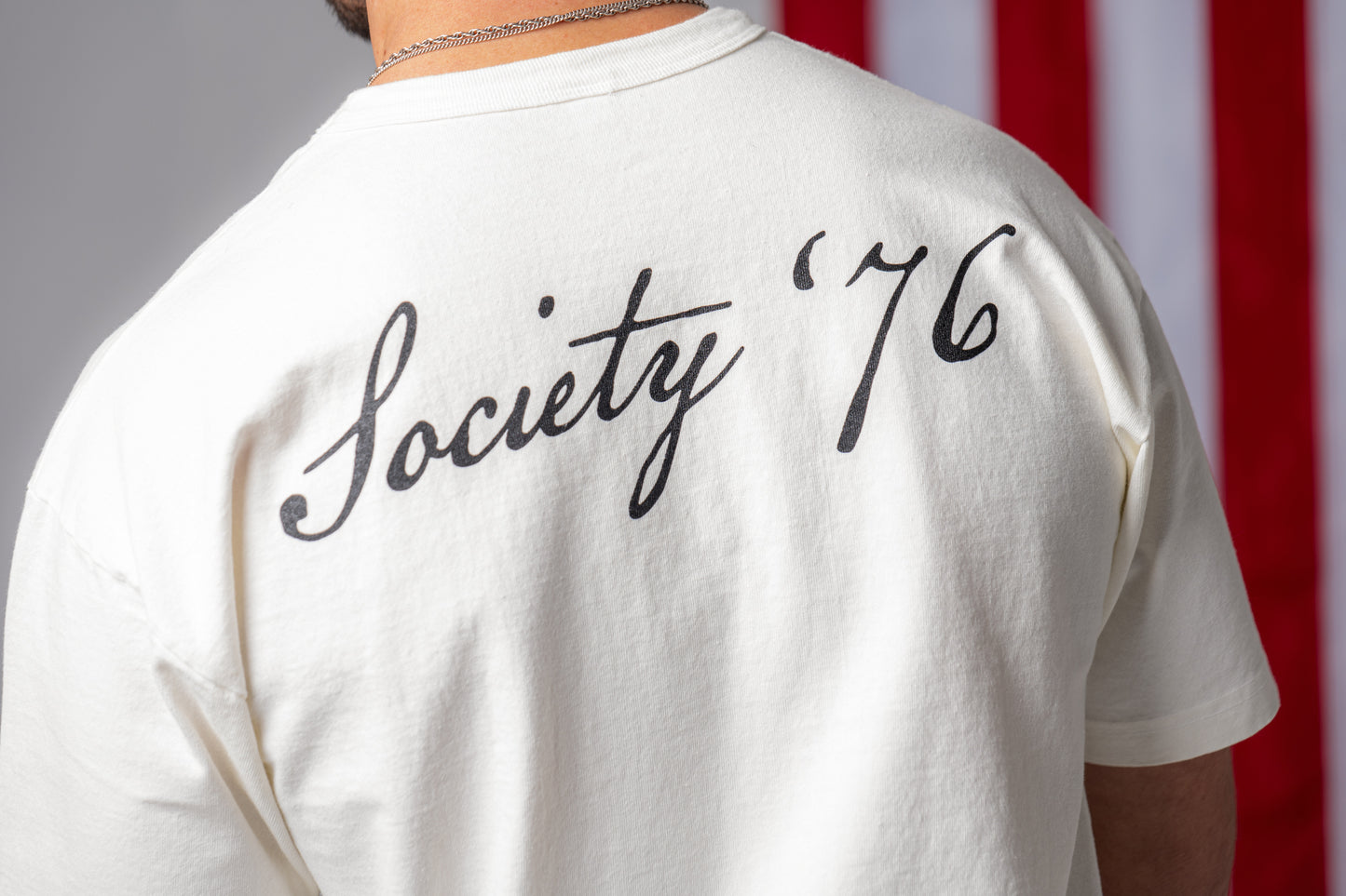 Society '76 T-Shirt - Off-White